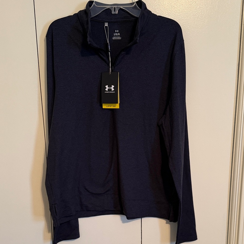 Under Armour Dark Blue Quarter-Zip Top